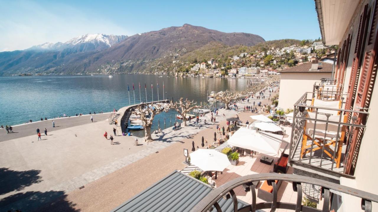 Hotel La Meridiana, Lake & Spa アスコナ エクステリア 写真