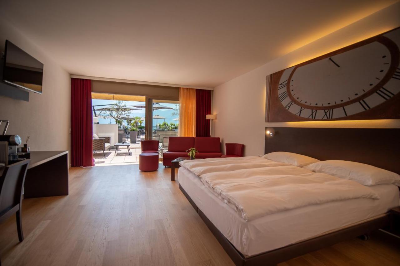 Hotel La Meridiana, Lake & Spa アスコナ エクステリア 写真