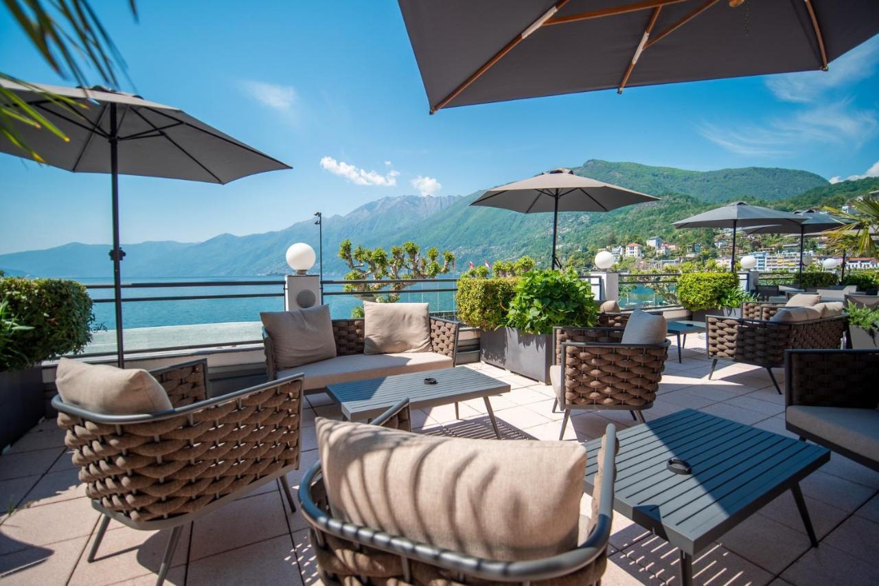 Hotel La Meridiana, Lake & Spa アスコナ エクステリア 写真
