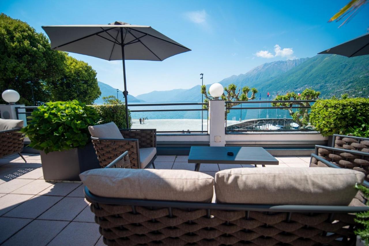 Hotel La Meridiana, Lake & Spa アスコナ エクステリア 写真