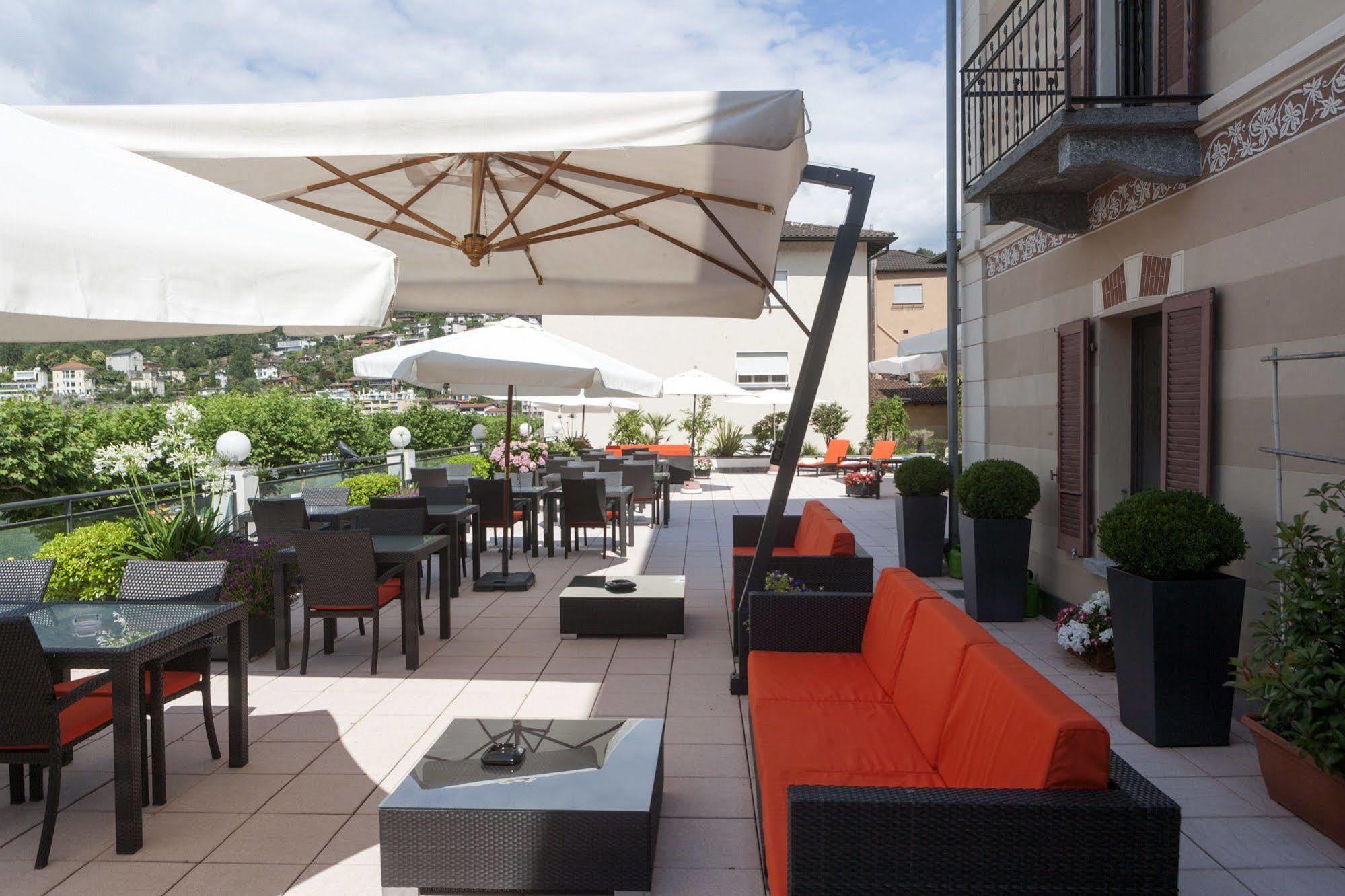 Hotel La Meridiana, Lake & Spa アスコナ エクステリア 写真